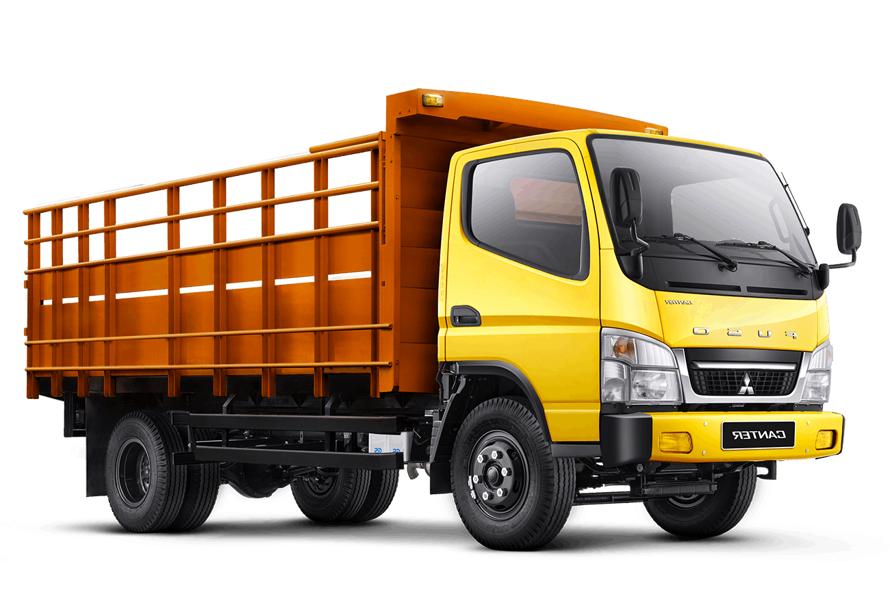 Truk karoseri FE 74 bak kayu